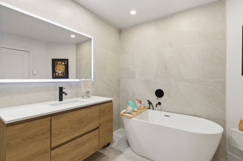 Salle de bains - 9535 Rue Notre-Dame E., Montréal (Mercier/Hochelaga-Maisonneuve), QC - Indoor Photo Showing Bathroom