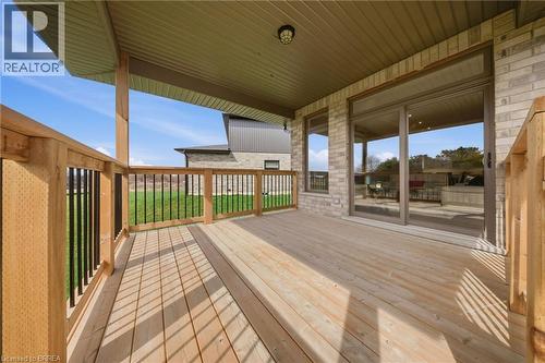 105 Craddock Boulevard, Jarvis, ON - Outdoor With Deck Patio Veranda With Exterior