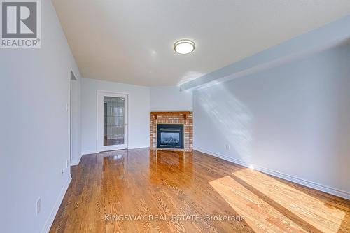 4020 Melfort Crescent, Mississauga, ON - Indoor Photo Showing Living Room With Fireplace