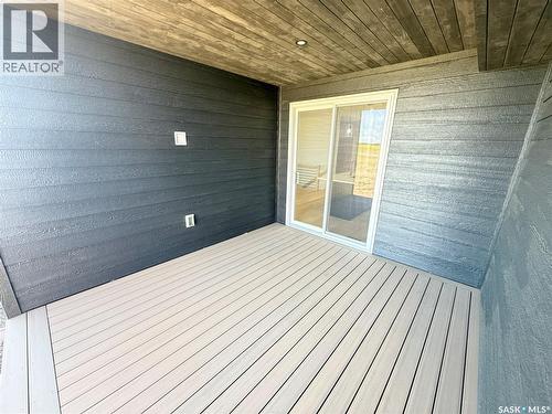 161 Delaet Drive, Weyburn, SK - Outdoor With Deck Patio Veranda With Exterior