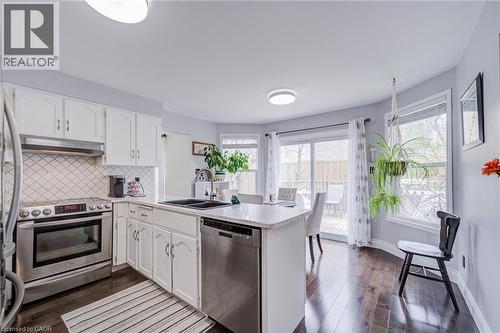 207 Stoke Drive, Kitchener, ON - Indoor Photo Showing Kitchen With Stainless Steel Kitchen With Double Sink