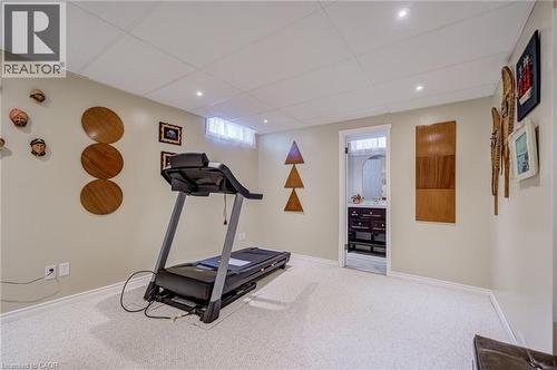 207 Stoke Drive, Kitchener, ON - Indoor Photo Showing Gym Room