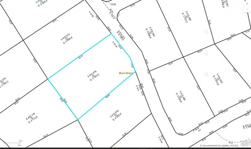 Plan (croquis) - Allée Du 5E, Mont-Blanc, QC 