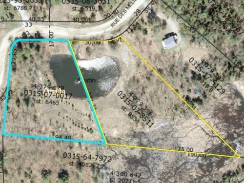 Terre/Terrain - Rue Des Mélilots, Austin, QC 