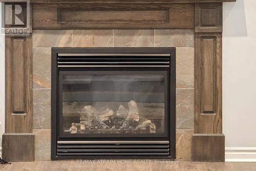 5430 Oscar Peterson Boulevard, Mississauga, ON - Indoor Photo Showing Living Room With Fireplace