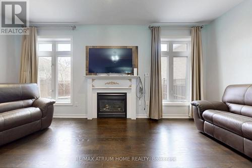5430 Oscar Peterson Boulevard, Mississauga, ON - Indoor Photo Showing Living Room With Fireplace