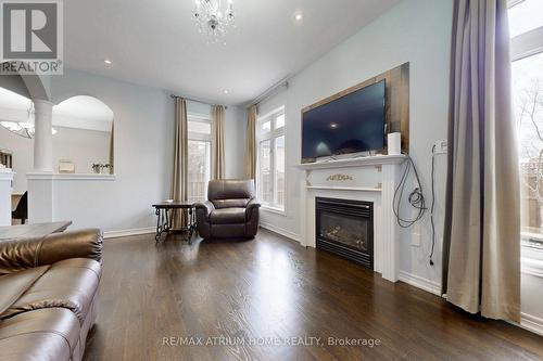 5430 Oscar Peterson Boulevard, Mississauga, ON - Indoor Photo Showing Living Room With Fireplace