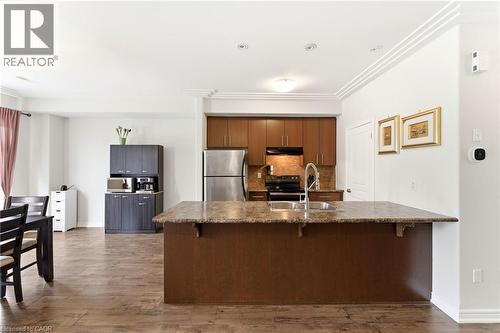 362 E Plains Road E Unit# 32, Burlington, ON - Indoor Photo Showing Kitchen With Double Sink