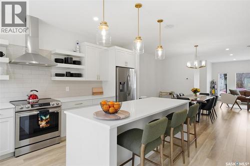 1314 Empress Avenue, Saskatoon, SK - Indoor Photo Showing Kitchen With Stainless Steel Kitchen With Upgraded Kitchen
