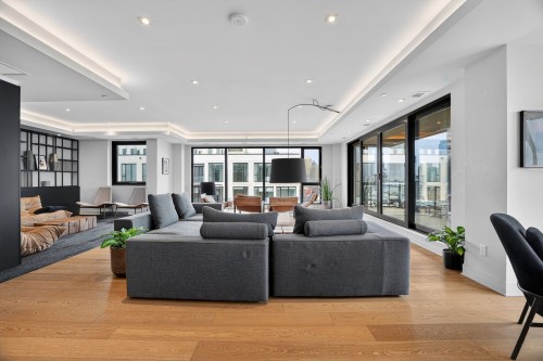 Common room - 508-1548 Rue Des Bassins, Montréal (Le Sud-Ouest), QC - Indoor Photo Showing Living Room