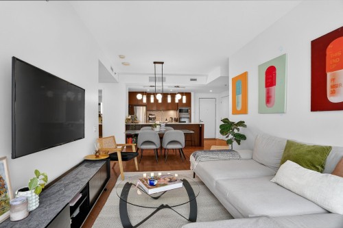 Overall view - 508-1548 Rue Des Bassins, Montréal (Le Sud-Ouest), QC - Indoor Photo Showing Living Room