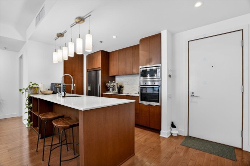 Kitchen - 508-1548 Rue Des Bassins, Montréal (Le Sud-Ouest), QC - Indoor Photo Showing Kitchen With Upgraded Kitchen