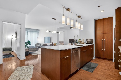 Kitchen - 508-1548 Rue Des Bassins, Montréal (Le Sud-Ouest), QC - Indoor Photo Showing Kitchen