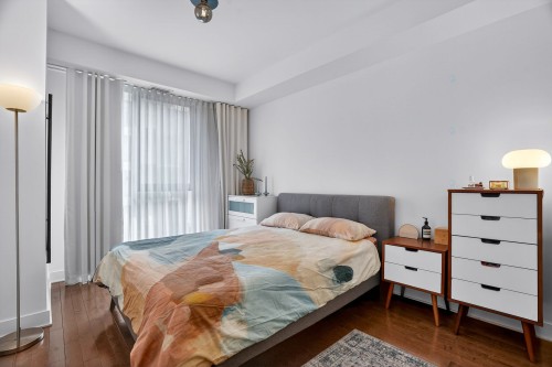 Master Bedroom - 508-1548 Rue Des Bassins, Montréal (Le Sud-Ouest), QC - Indoor Photo Showing Bedroom