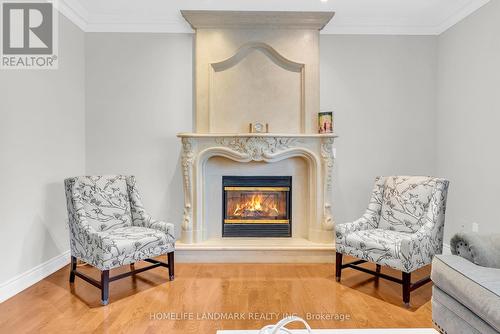 94 Pathlane Road, Richmond Hill, ON - Indoor Photo Showing Living Room With Fireplace