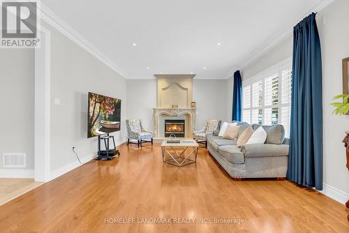 94 Pathlane Road, Richmond Hill, ON - Indoor Photo Showing Living Room With Fireplace