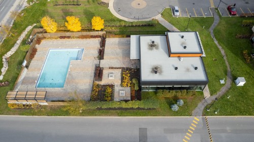 Photo aérienne - 303-3157 Boul. De La Gare, Vaudreuil-Dorion, QC - Outdoor With In Ground Pool With View