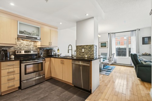 Kitchen - 102-375 Rue Décarie, Montréal (Saint-Laurent), QC - Indoor Photo Showing Kitchen