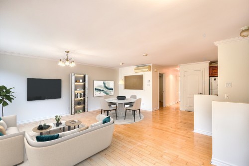 Living Room - 6862 Av. Irwin, Montréal (Le Sud-Ouest), QC - Indoor Photo Showing Living Room