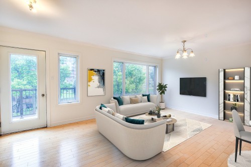 Living Room - 6862 Av. Irwin, Montréal (Le Sud-Ouest), QC - Indoor Photo Showing Living Room
