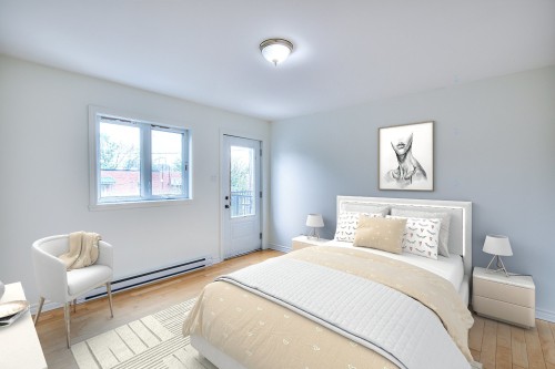 Master Bedroom - 6862 Av. Irwin, Montréal (Le Sud-Ouest), QC - Indoor Photo Showing Bedroom