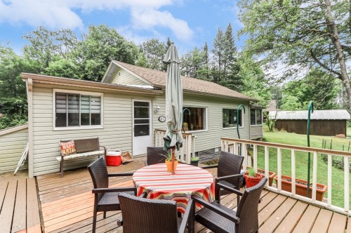 Patio - 65 Ch. White, Harrington, QC - Outdoor With Deck Patio Veranda With Exterior