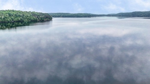 Aerial View - 65 Ch. White, Harrington, QC - Outdoor With Body Of Water With View