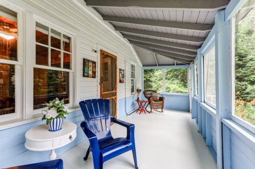 Veranda - 65 Ch. White, Harrington, QC - Outdoor With Deck Patio Veranda With Exterior