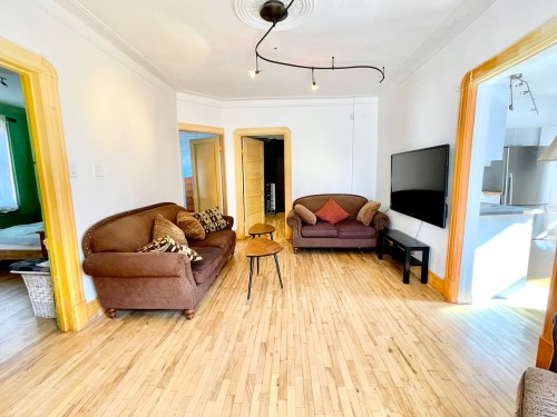 Salon - 346 Rue Gilford, Montréal (Le Plateau-Mont-Royal), QC - Indoor Photo Showing Living Room