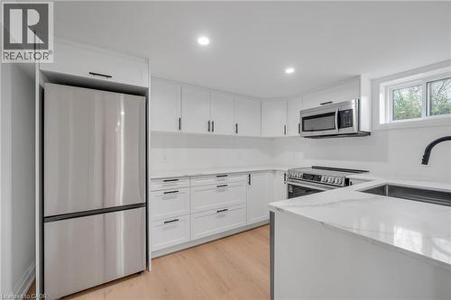 View of the brand new ktichen - 1339 Augustine Drive, Burlington, ON - Indoor Photo Showing Kitchen