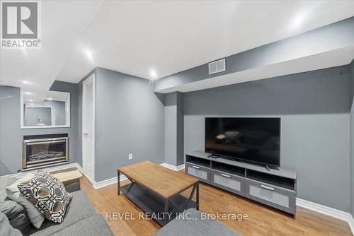 87 Thorp Crescent, Ajax, ON - Indoor Photo Showing Living Room With Fireplace