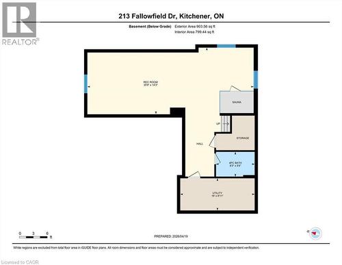 Floor plan - 213 Fallowfield Drive, Kitchener, ON - Other