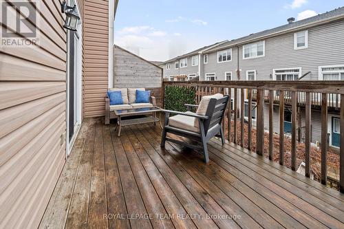 Spacious Balcony Off Kitchen - 173 West Village Private, Ottawa, ON - Outdoor With Deck Patio Veranda With Exterior