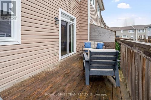 Spacious Balcony Off Kitchen - 173 West Village Private, Ottawa, ON - Outdoor With Deck Patio Veranda With Exterior