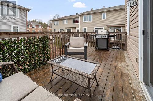 Spacious Balcony Off Kitchen - 173 West Village Private, Ottawa, ON - Outdoor With Deck Patio Veranda With Exterior