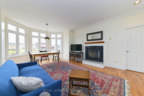 836206 4Th Line, Mulmur, ON - Indoor Photo Showing Living Room With Fireplace