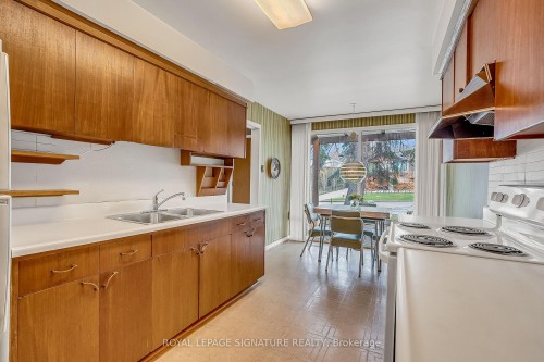 12 Ruden Crescent, Toronto, ON - Indoor Photo Showing Kitchen With Double Sink