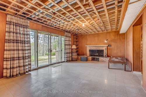 12 Ruden Crescent, Toronto, ON - Indoor Photo Showing Other Room With Fireplace