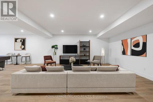 Basement virtually staged - 3455 Grand Oak Crossing, London South (South V), ON - Indoor Photo Showing Living Room