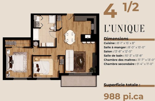 Floor Plan - 105-17970 Rue Victor, Mirabel, QC - Other