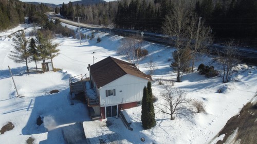Photo aérienne - 4720 Ch. Brassard, Saint-Zénon, QC - Outdoor With View
