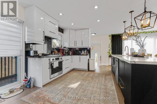 64 Foxacre Row, Brampton, ON - Indoor Photo Showing Kitchen With Upgraded Kitchen