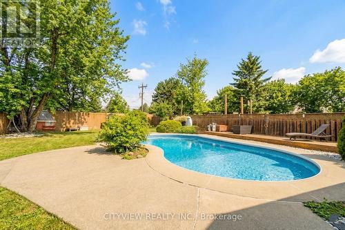 64 Foxacre Row, Brampton, ON - Outdoor With In Ground Pool With Backyard