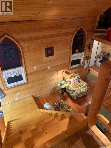 222 1St Avenue, Glaslyn, SK - Indoor With Fireplace