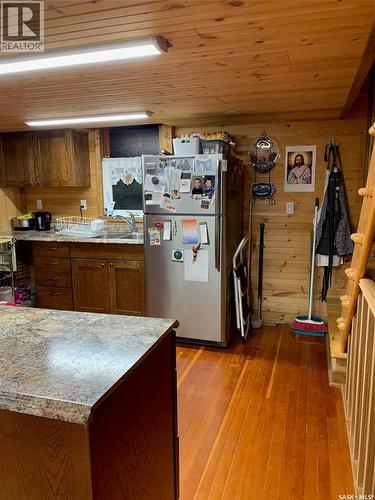 222 1St Avenue, Glaslyn, SK - Indoor Photo Showing Kitchen With Double Sink