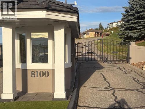 Entrance, gate code required for access - 152 Sunset Boulevard, Vernon, BC 