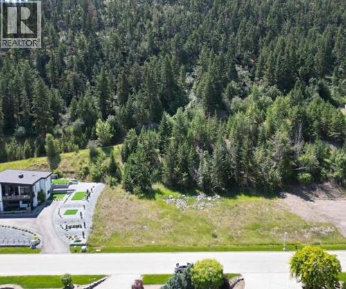 Aerial facing south, property has been prepped since photo - 152 Sunset Boulevard, Vernon, BC 