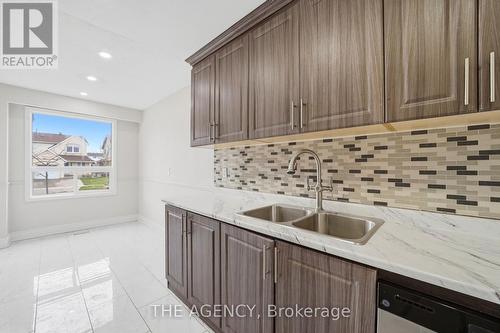 416 Hansen Road N, Brampton, ON - Indoor Photo Showing Kitchen With Double Sink