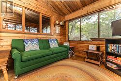 Sunroom View of Lake and Woods - 