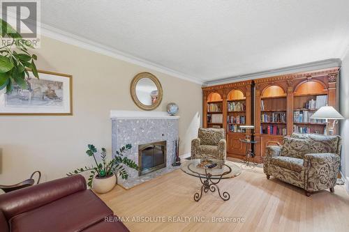 605 Rowanwood Avenue, Ottawa, ON - Indoor Photo Showing Living Room With Fireplace